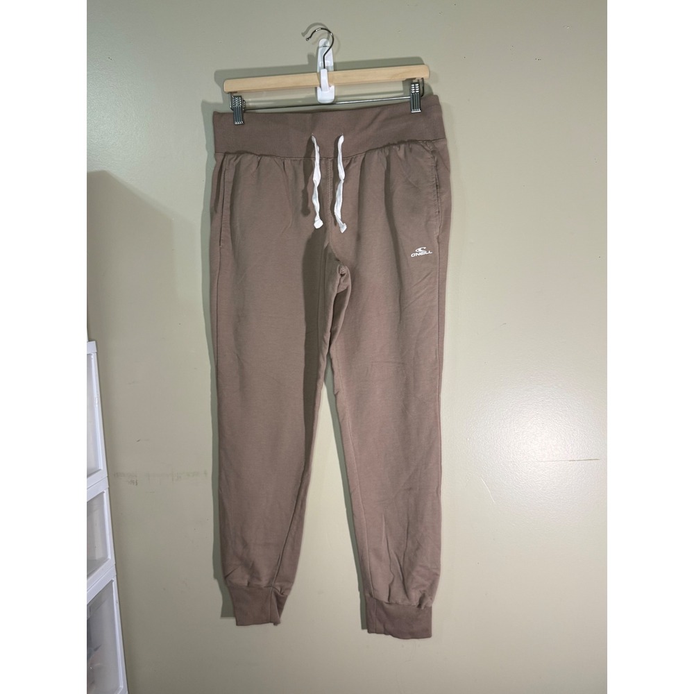 O'Neill Mens Brown Cotton Blend Fleece Jogger Sweatpants Size Medium